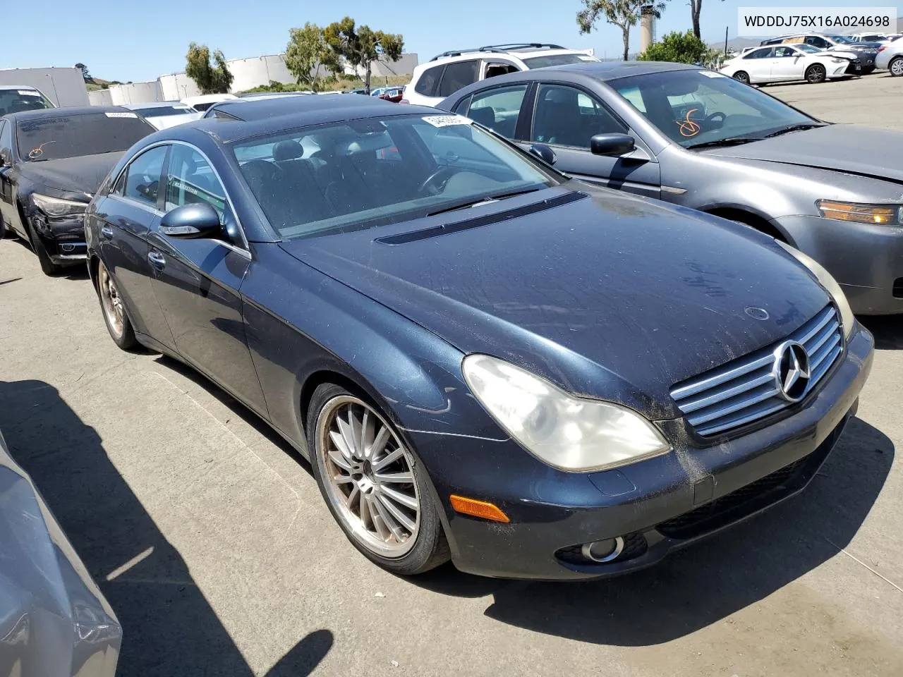 2006 Mercedes-Benz Cls 500C VIN: WDDDJ75X16A024698 Lot: 54459264