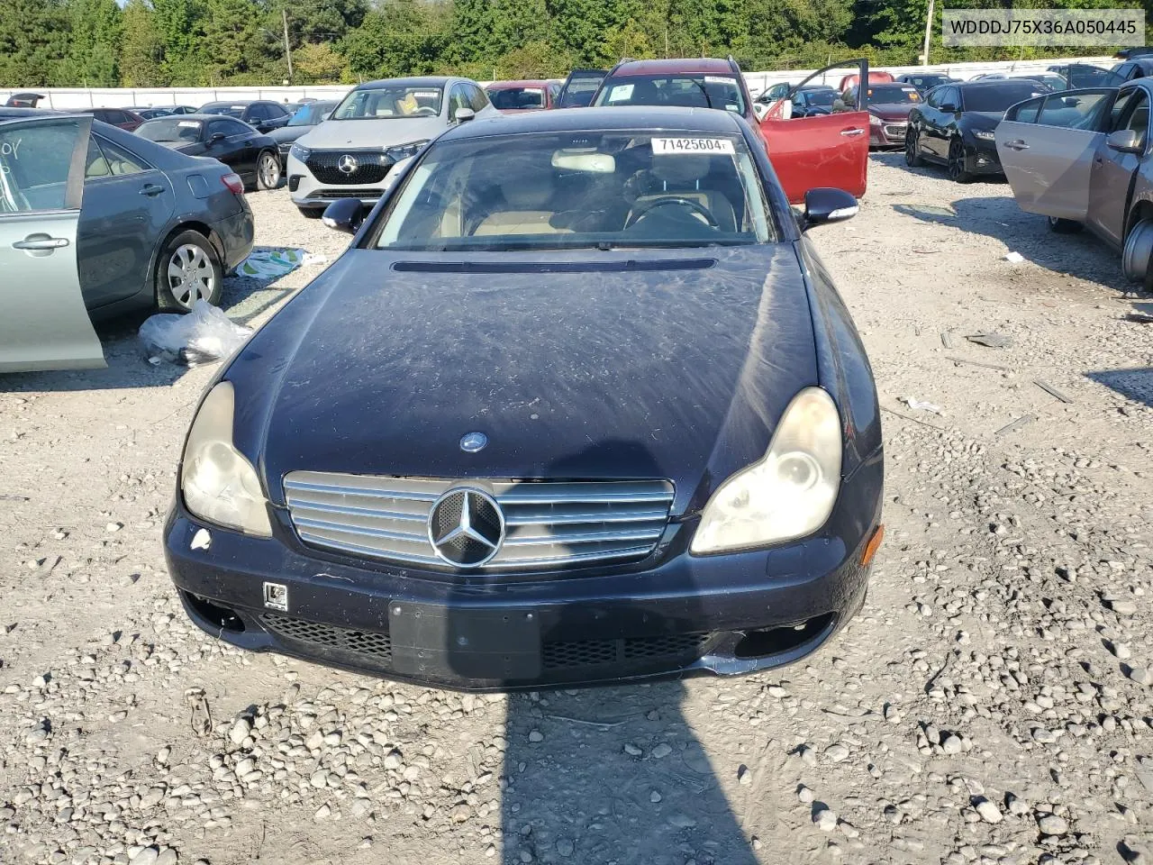 2006 Mercedes-Benz Cls 500C VIN: WDDDJ75X36A050445 Lot: 71425604