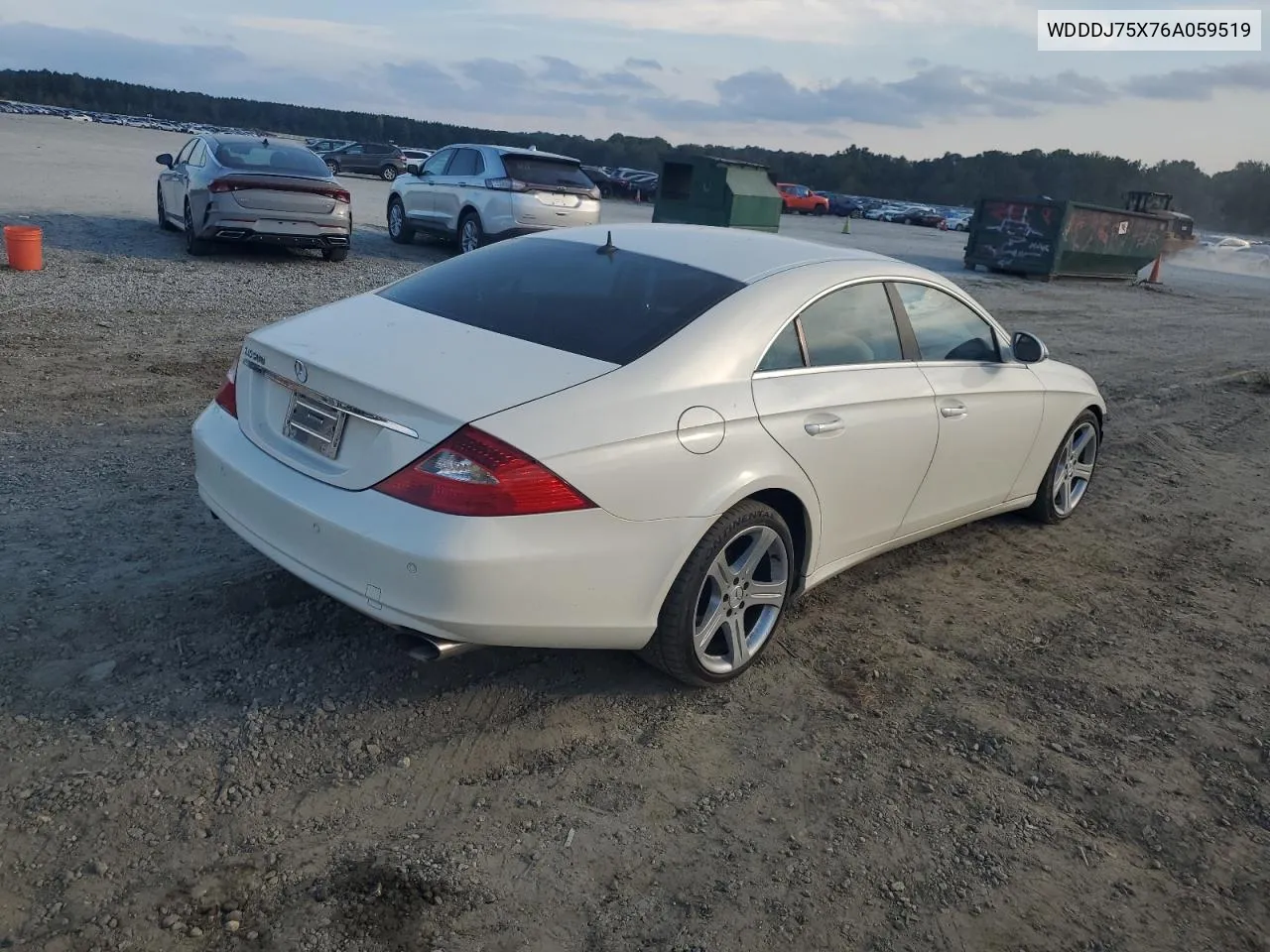 2006 Mercedes-Benz Cls 500C VIN: WDDDJ75X76A059519 Lot: 72773254