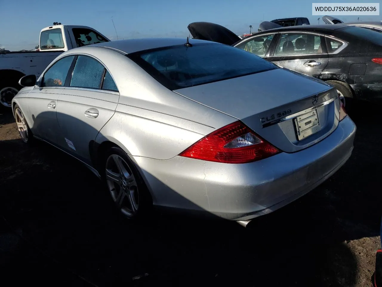 2006 Mercedes-Benz Cls 500C VIN: WDDDJ75X36A020636 Lot: 77382474