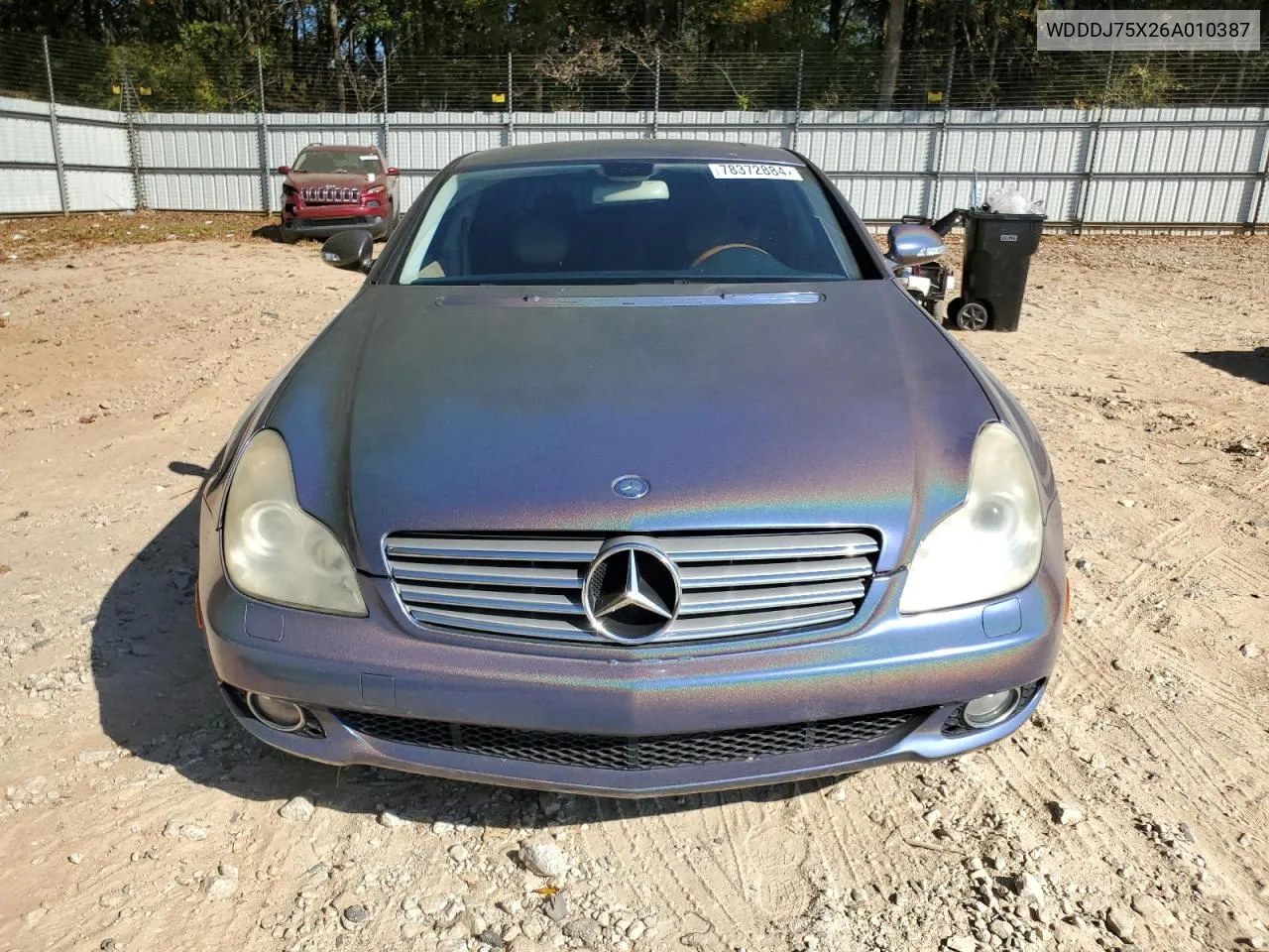 2006 Mercedes-Benz Cls 500C VIN: WDDDJ75X26A010387 Lot: 78372884