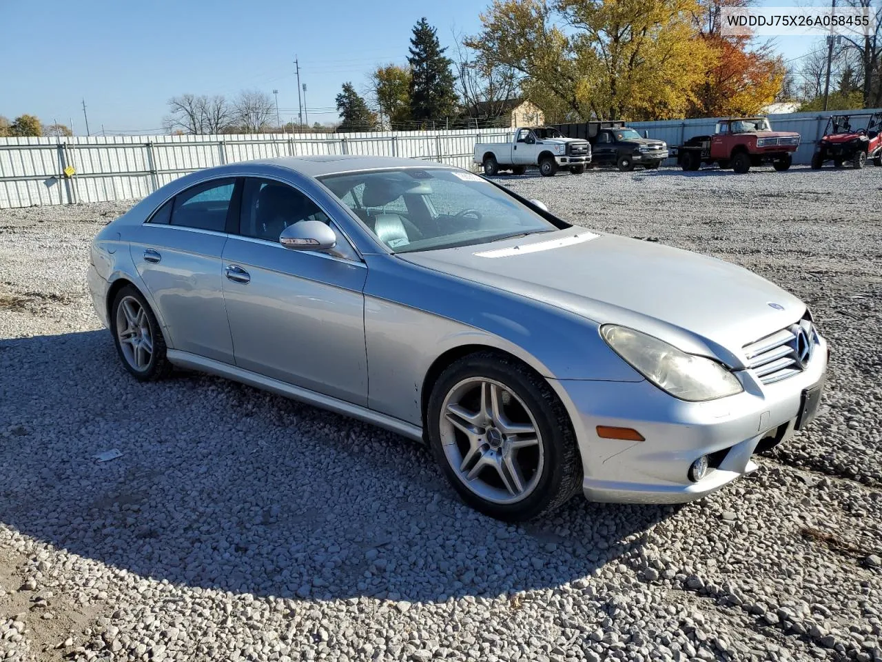 2006 Mercedes-Benz Cls 500C VIN: WDDDJ75X26A058455 Lot: 78808894