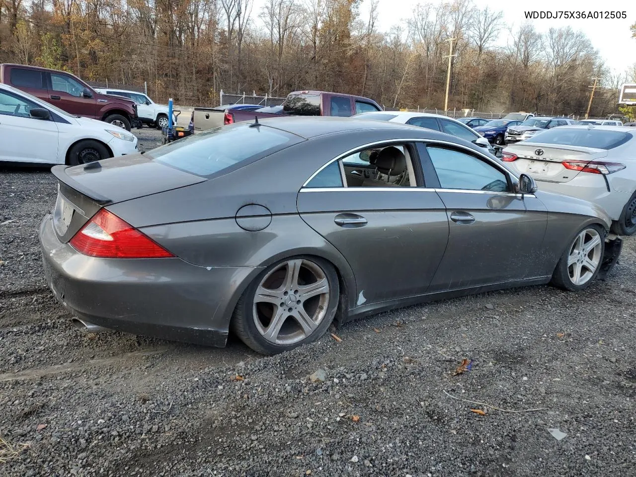 2006 Mercedes-Benz Cls 500C VIN: WDDDJ75X36A012505 Lot: 78835184