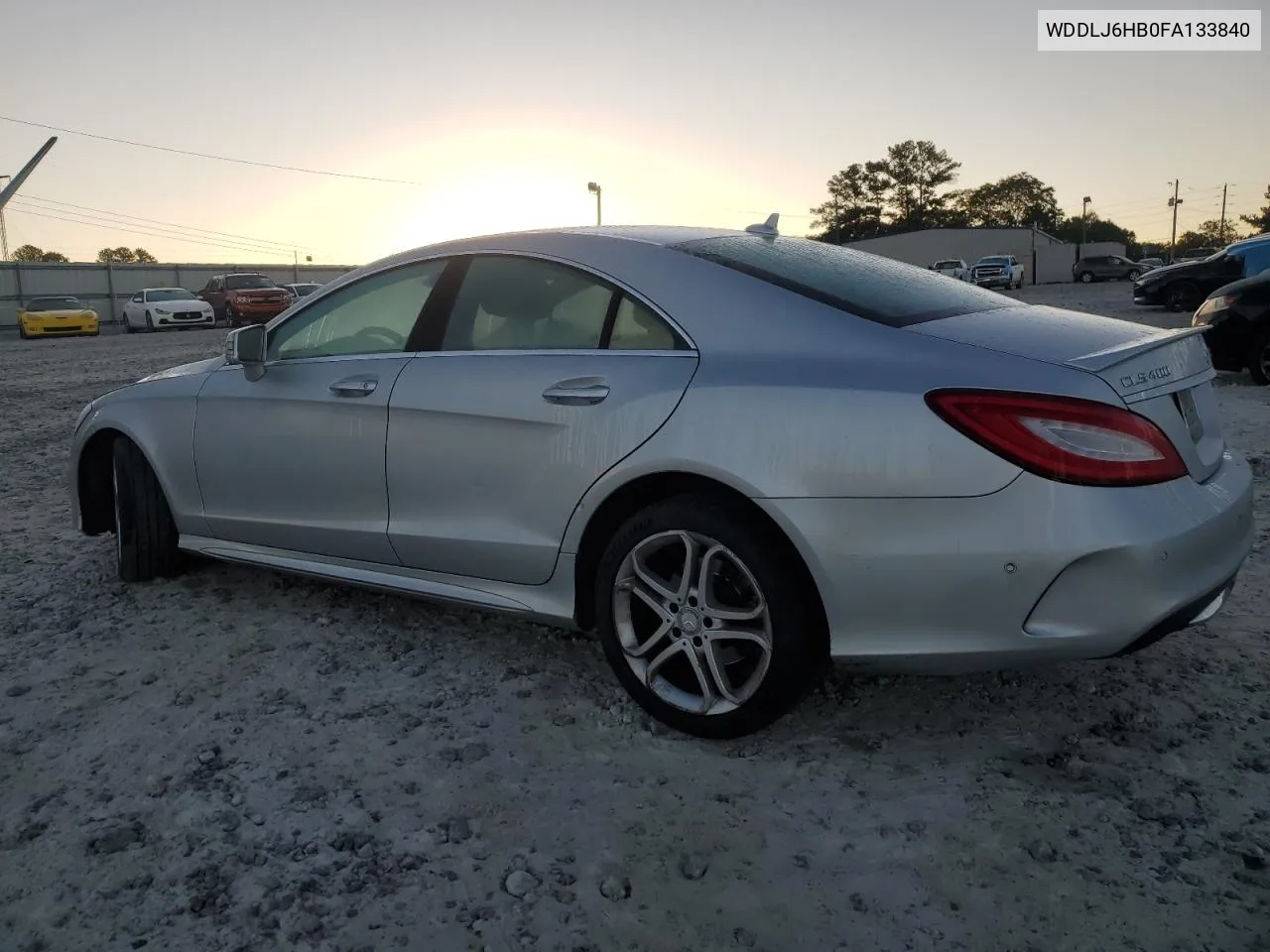 2015 Mercedes-Benz Cls 400 4Matic VIN: WDDLJ6HB0FA133840 Lot: 75801504