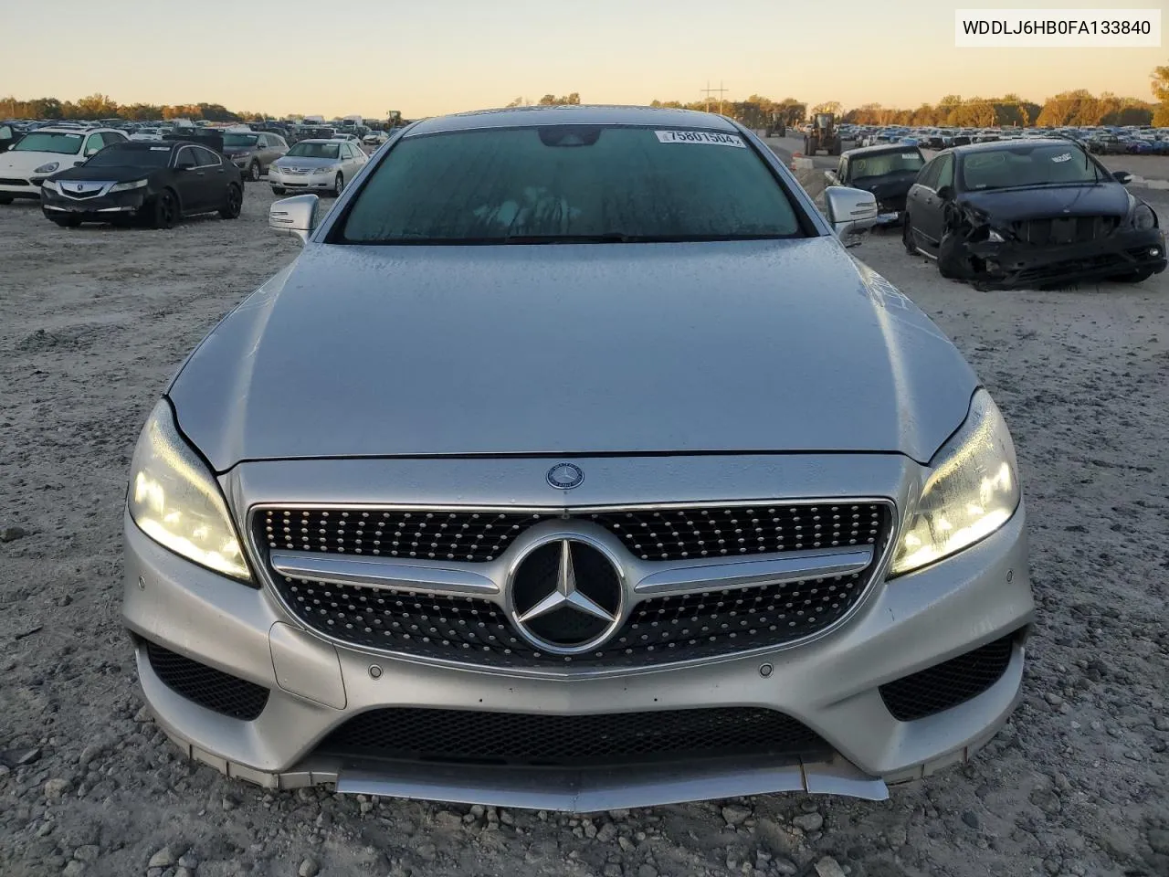 2015 Mercedes-Benz Cls 400 4Matic VIN: WDDLJ6HB0FA133840 Lot: 75801504