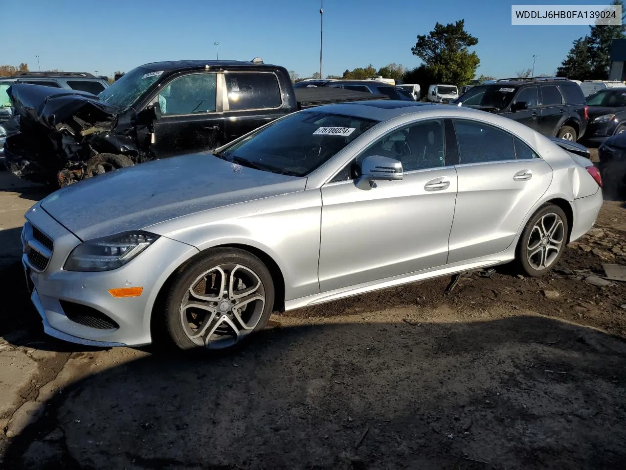 2015 Mercedes-Benz Cls 400 4Matic VIN: WDDLJ6HB0FA139024 Lot: 76706024