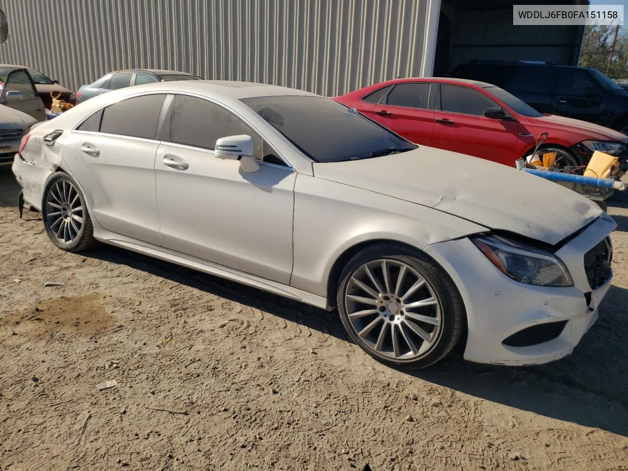 2015 Mercedes-Benz Cls 400 VIN: WDDLJ6FB0FA151158 Lot: 77460314