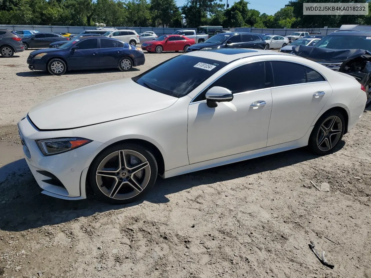 2019 Mercedes-Benz Cls 450 4Matic VIN: WDD2J5KB4KA018232 Lot: 61381054