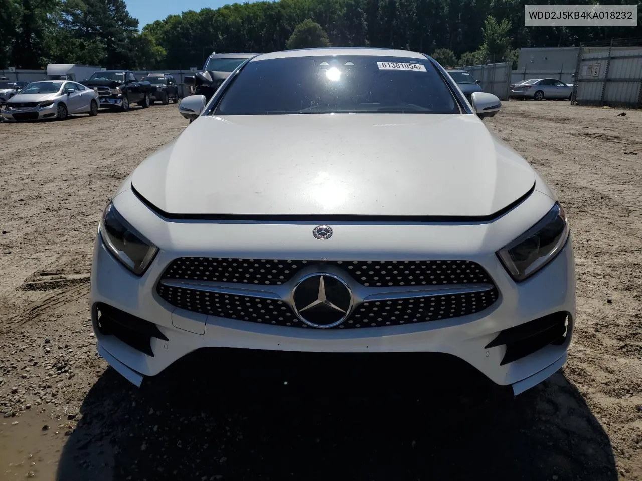 2019 Mercedes-Benz Cls 450 4Matic VIN: WDD2J5KB4KA018232 Lot: 61381054