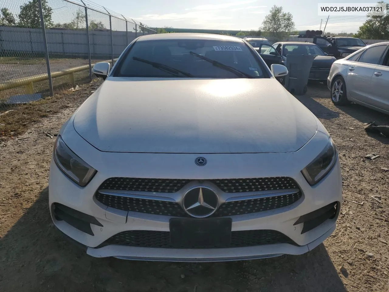 2019 Mercedes-Benz Cls 450 VIN: WDD2J5JB0KA037121 Lot: 73582534