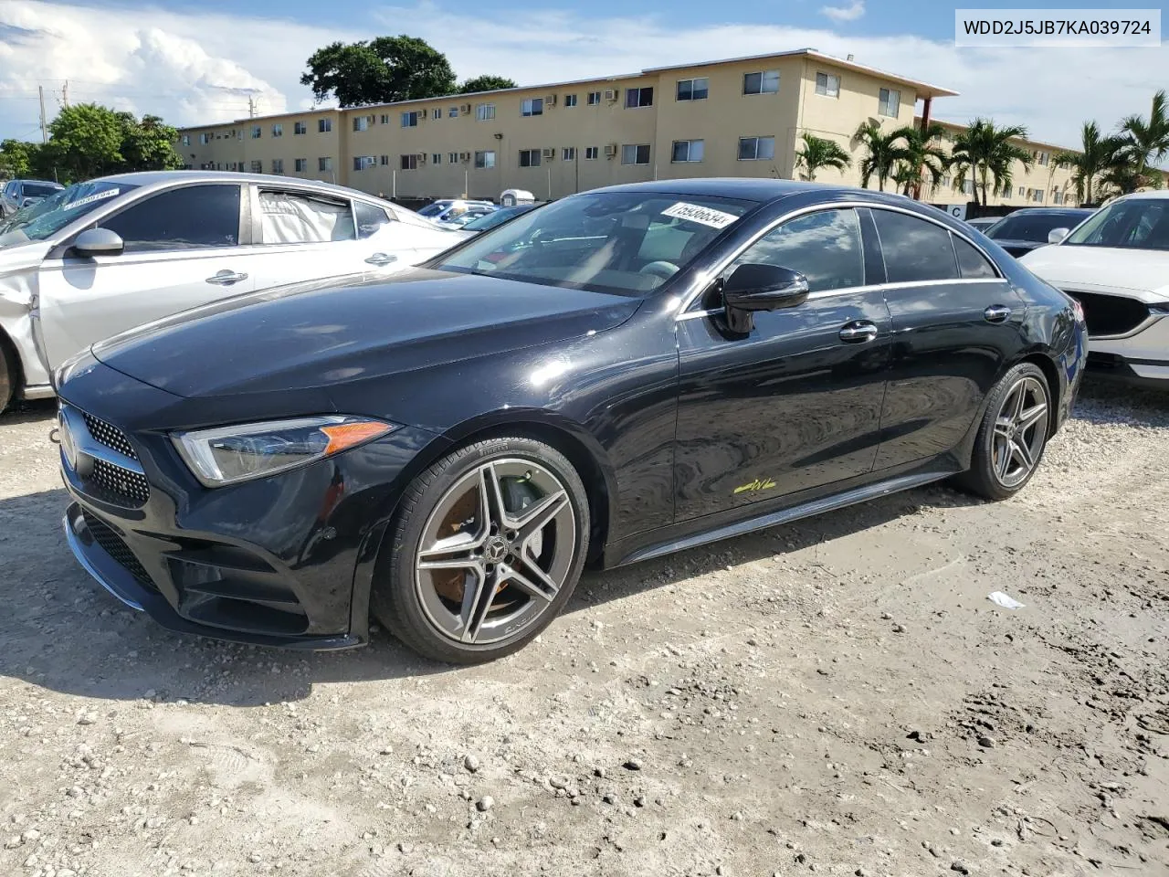 2019 Mercedes-Benz Cls 450 VIN: WDD2J5JB7KA039724 Lot: 75936634