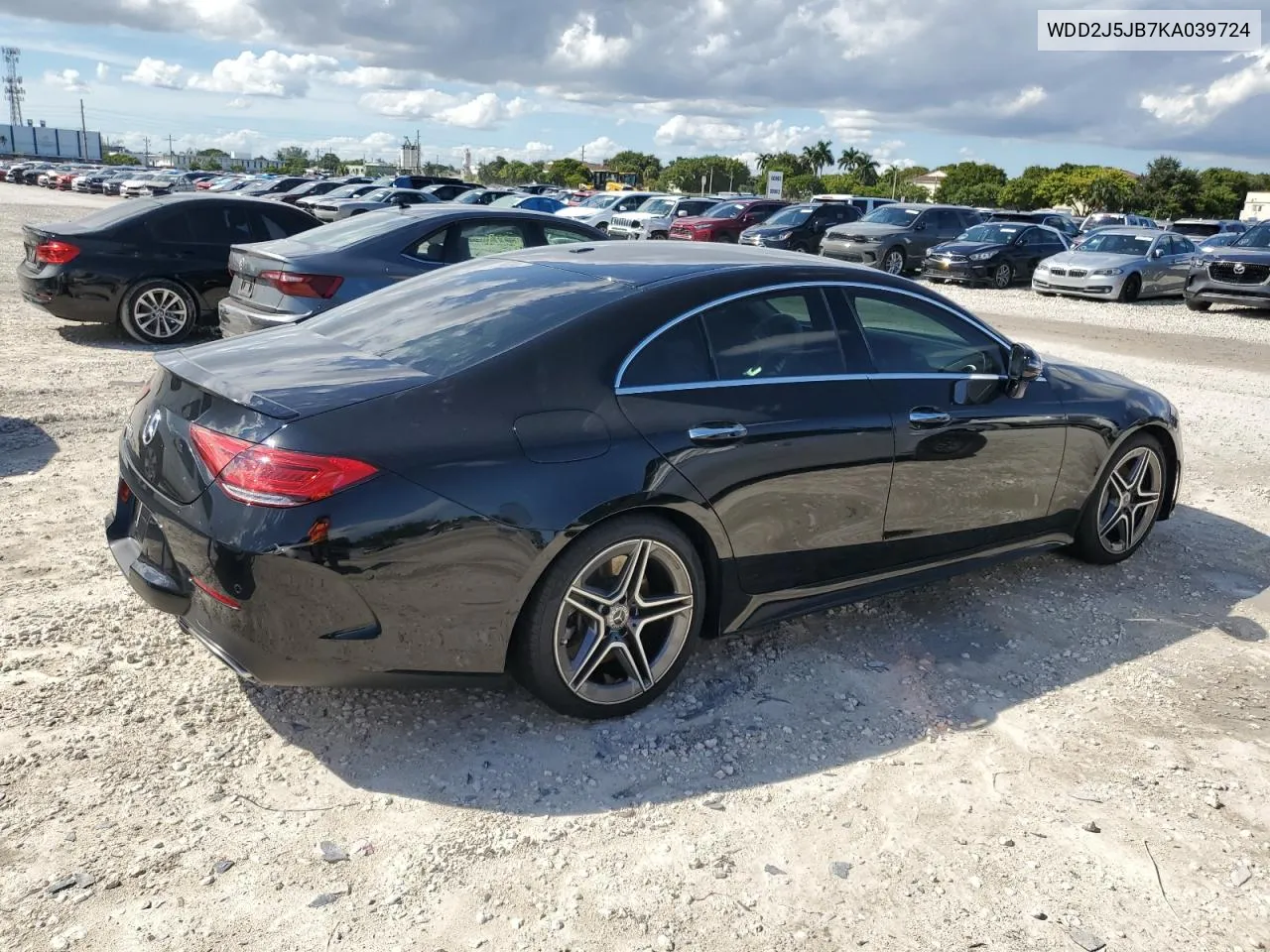 2019 Mercedes-Benz Cls 450 VIN: WDD2J5JB7KA039724 Lot: 75936634