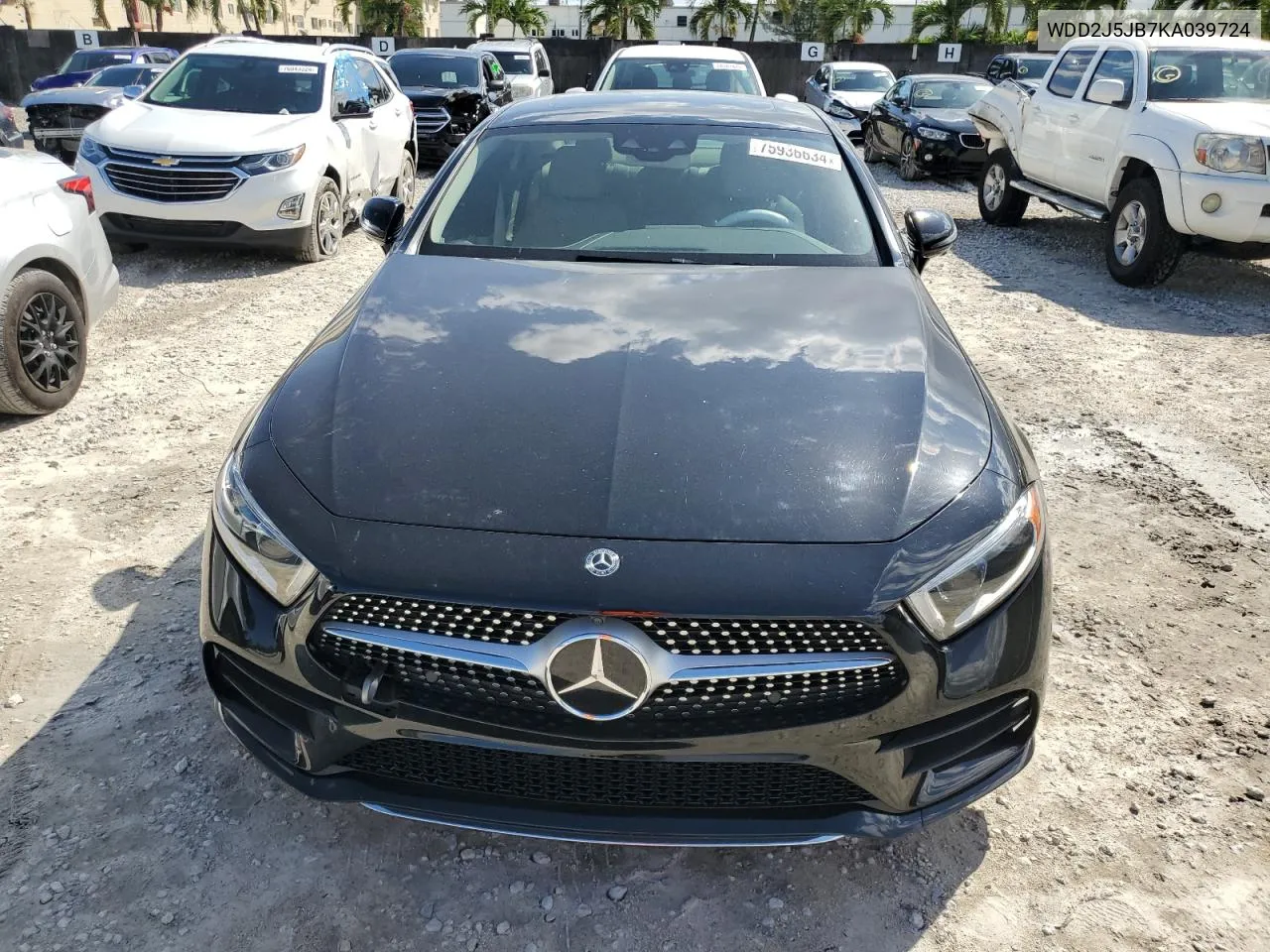 2019 Mercedes-Benz Cls 450 VIN: WDD2J5JB7KA039724 Lot: 75936634