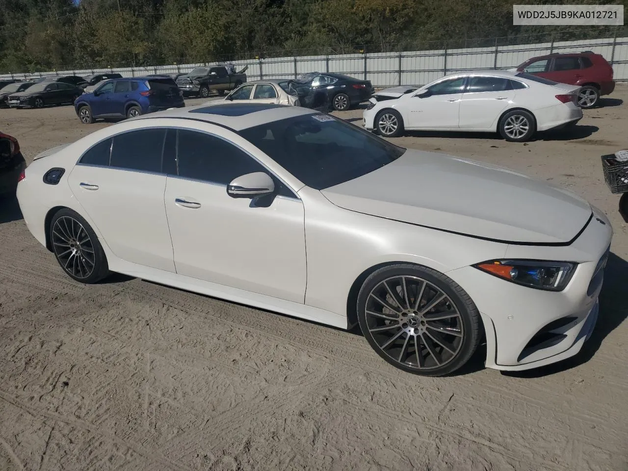 2019 Mercedes-Benz Cls 450 VIN: WDD2J5JB9KA012721 Lot: 78497094