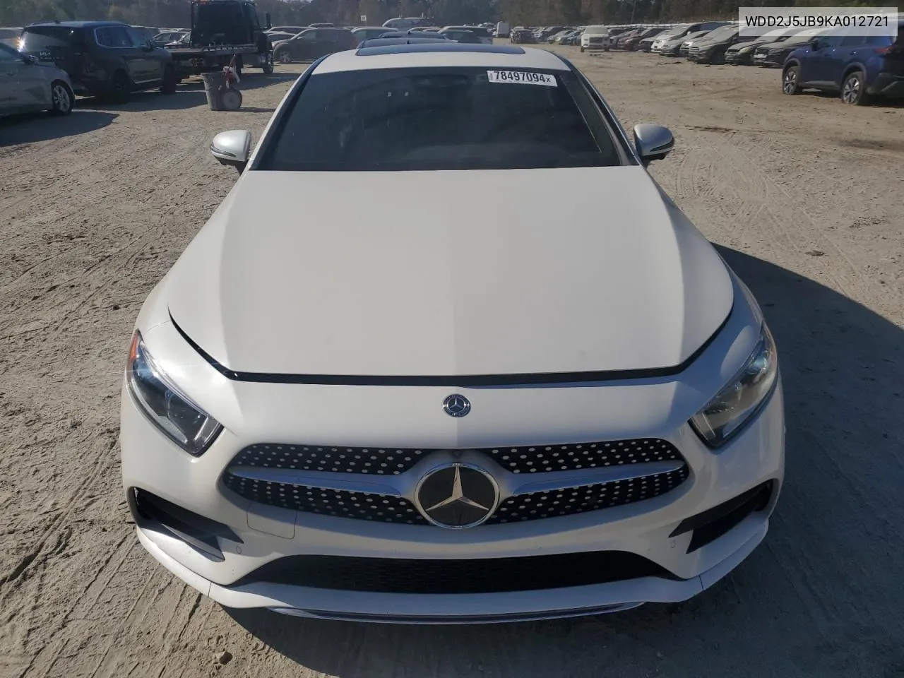 2019 Mercedes-Benz Cls 450 VIN: WDD2J5JB9KA012721 Lot: 78497094