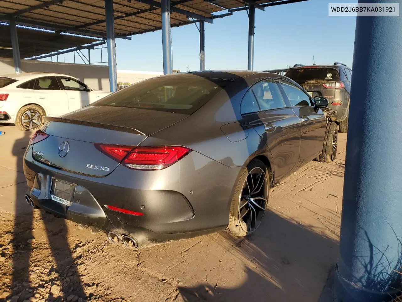 2019 Mercedes-Benz Cls Amg 53 4Matic VIN: WDD2J6BB7KA031921 Lot: 80040754