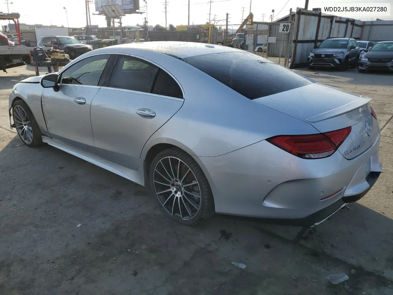 2019 Mercedes-Benz Cls 450 VIN: WDD2J5JB3KA027280 Lot: 80944794