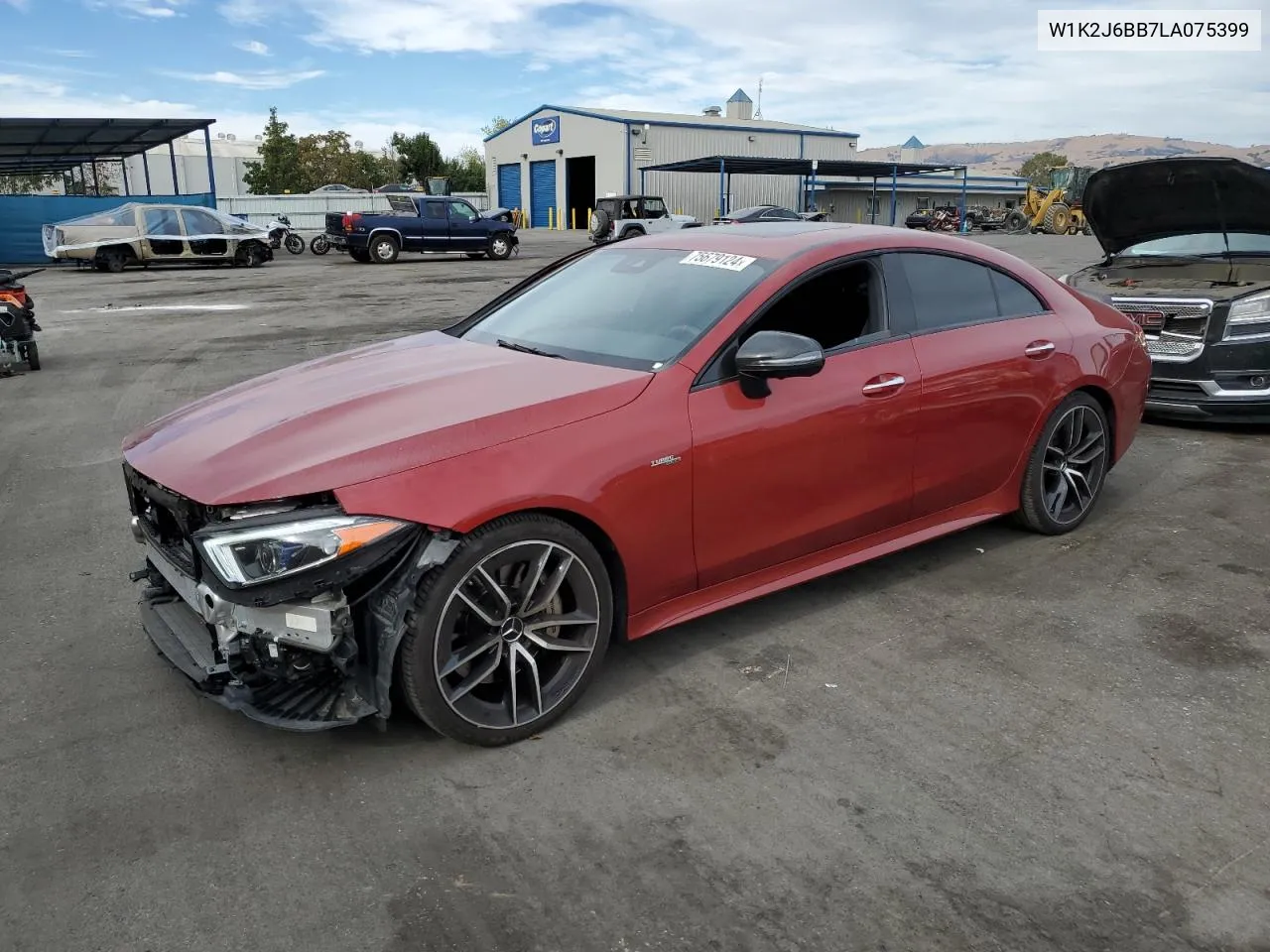 2020 Mercedes-Benz Cls Amg 53 4Matic VIN: W1K2J6BB7LA075399 Lot: 75679124