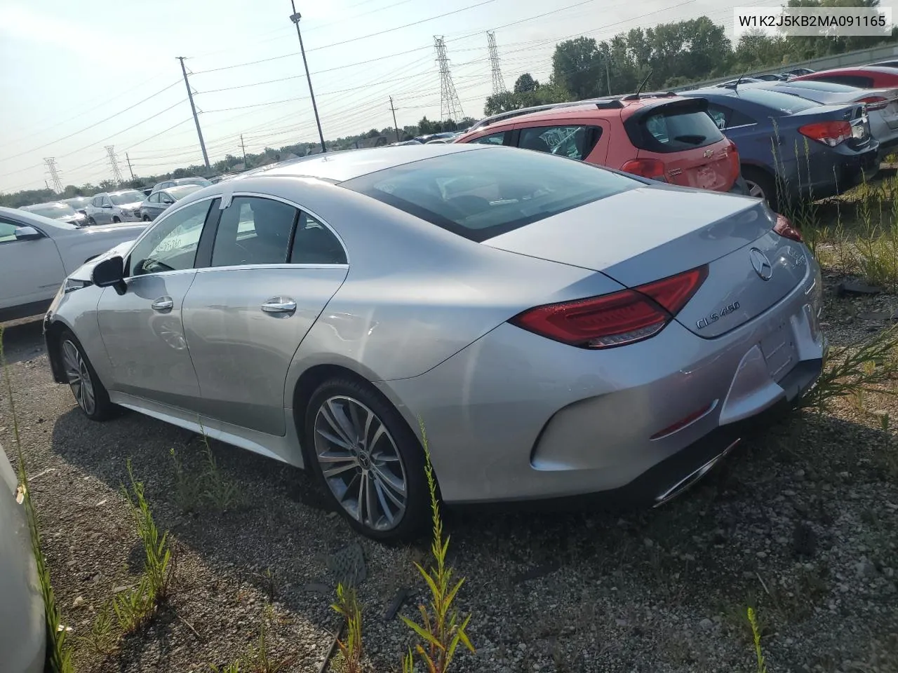 2021 Mercedes-Benz Cls 450 4Matic VIN: W1K2J5KB2MA091165 Lot: 68350444