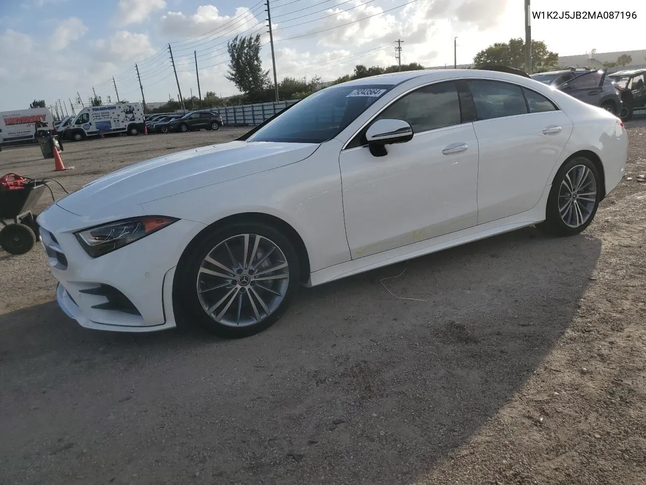 2021 Mercedes-Benz Cls 450 VIN: W1K2J5JB2MA087196 Lot: 79343564