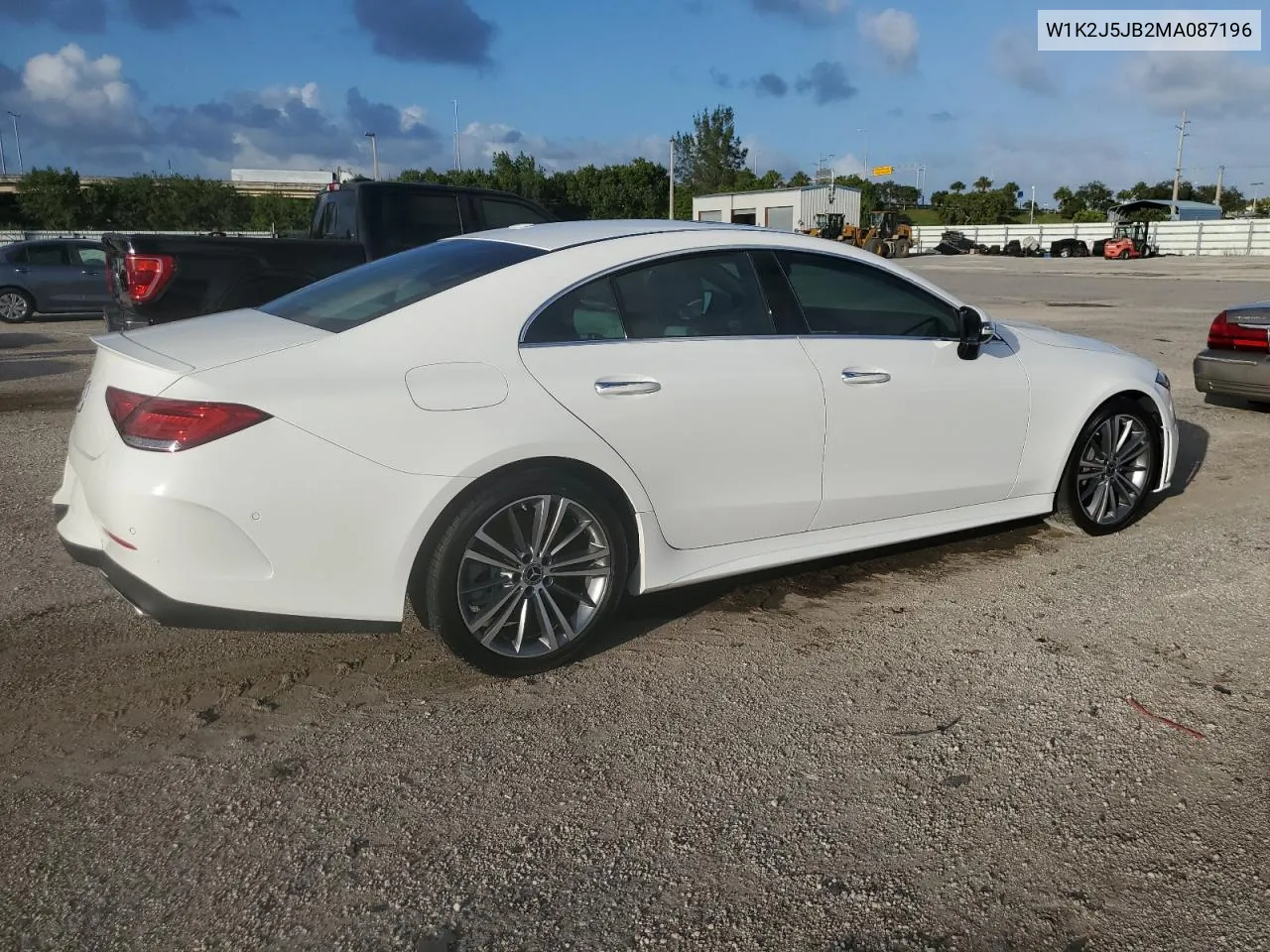 2021 Mercedes-Benz Cls 450 VIN: W1K2J5JB2MA087196 Lot: 79343564