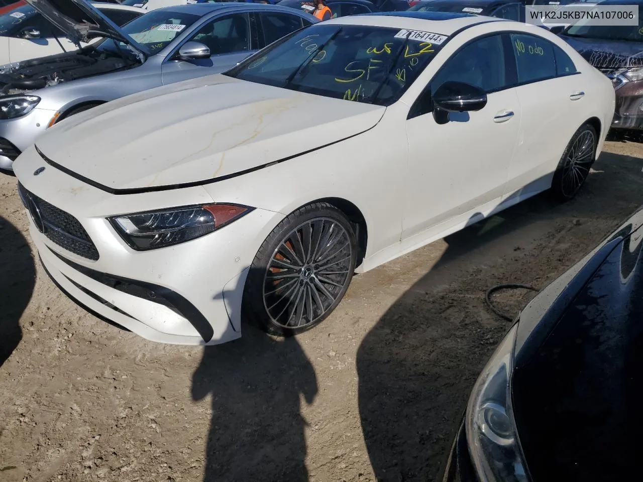 2022 Mercedes-Benz Cls 450 4Matic VIN: W1K2J5KB7NA107006 Lot: 76164144