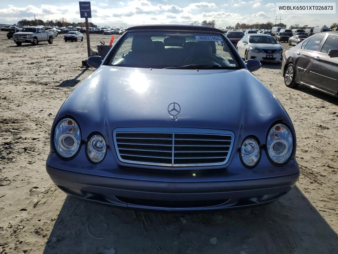 1999 Mercedes-Benz Clk 320 VIN: WDBLK65G1XT026873 Lot: 80027464