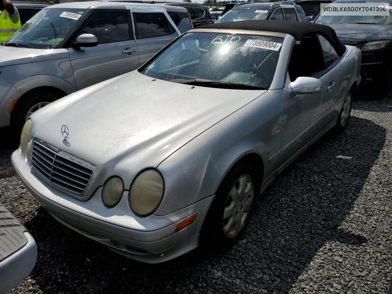 2000 Mercedes-Benz Clk 320 VIN: WDBLK65G0YT041396 Lot: 73909004