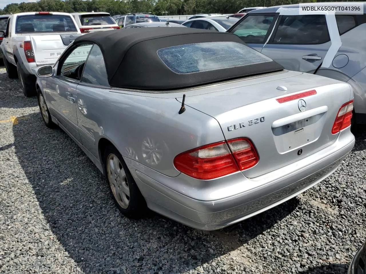 2000 Mercedes-Benz Clk 320 VIN: WDBLK65G0YT041396 Lot: 73909004