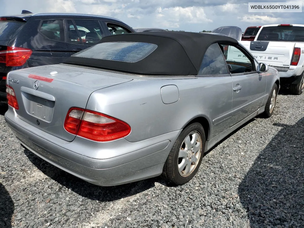 2000 Mercedes-Benz Clk 320 VIN: WDBLK65G0YT041396 Lot: 73909004