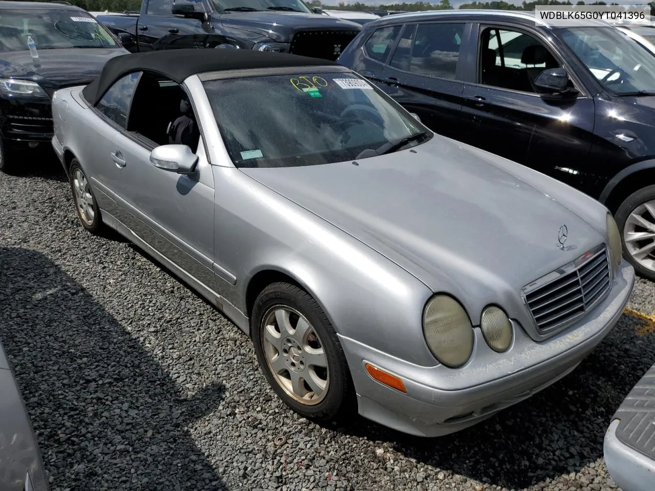 2000 Mercedes-Benz Clk 320 VIN: WDBLK65G0YT041396 Lot: 73909004