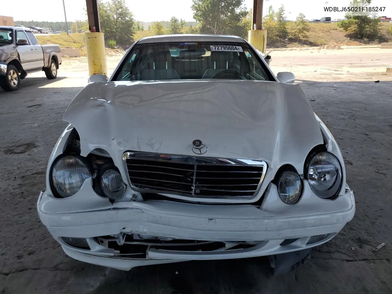 2001 Mercedes-Benz Clk 320 VIN: WDBLJ65G21F185247 Lot: 72795604