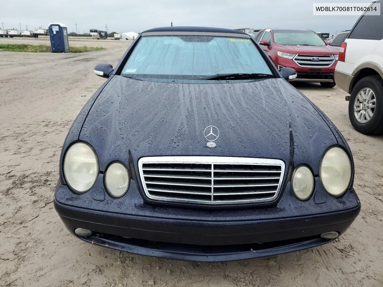 2001 Mercedes-Benz Clk 430 VIN: WDBLK70G81T062614 Lot: 74614314