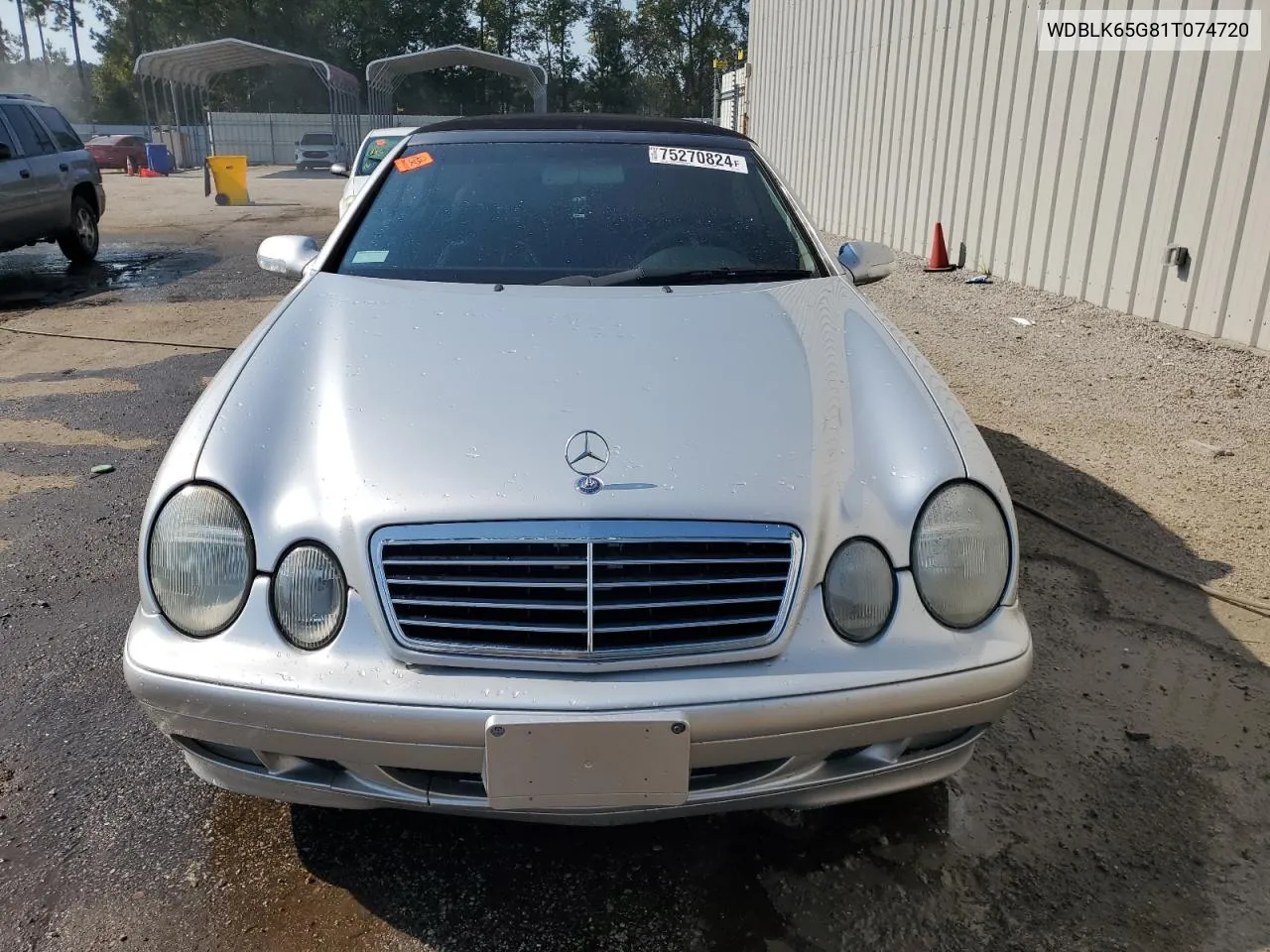 2001 Mercedes-Benz Clk 320 VIN: WDBLK65G81T074720 Lot: 75270824