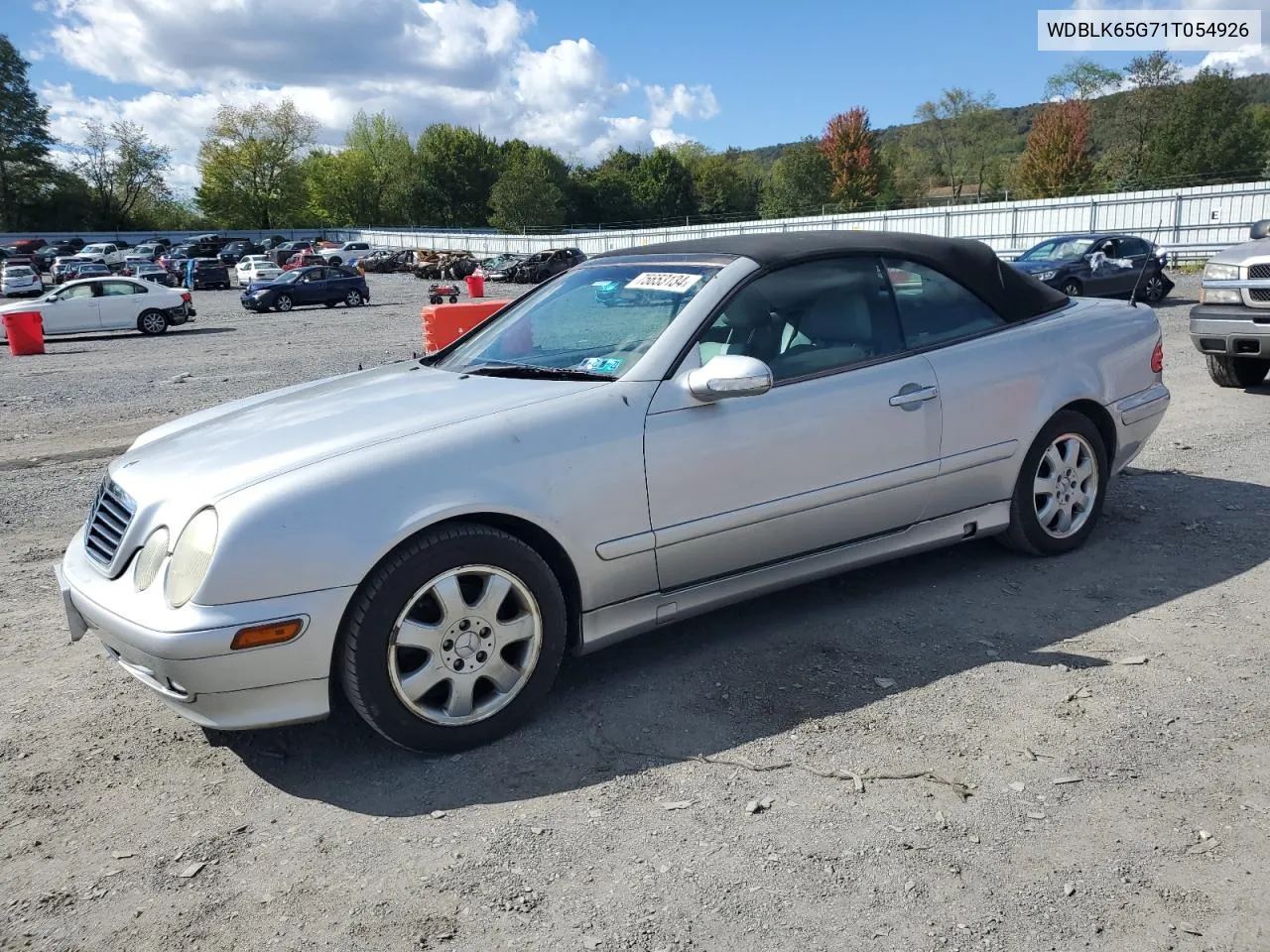 2001 Mercedes-Benz Clk 320 VIN: WDBLK65G71T054926 Lot: 75653134