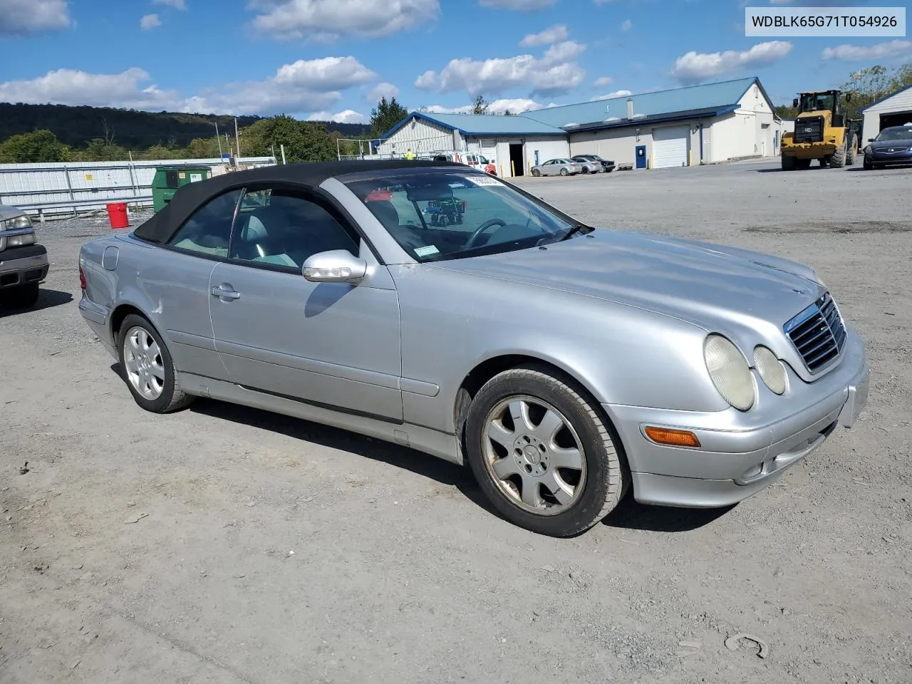 2001 Mercedes-Benz Clk 320 VIN: WDBLK65G71T054926 Lot: 75653134