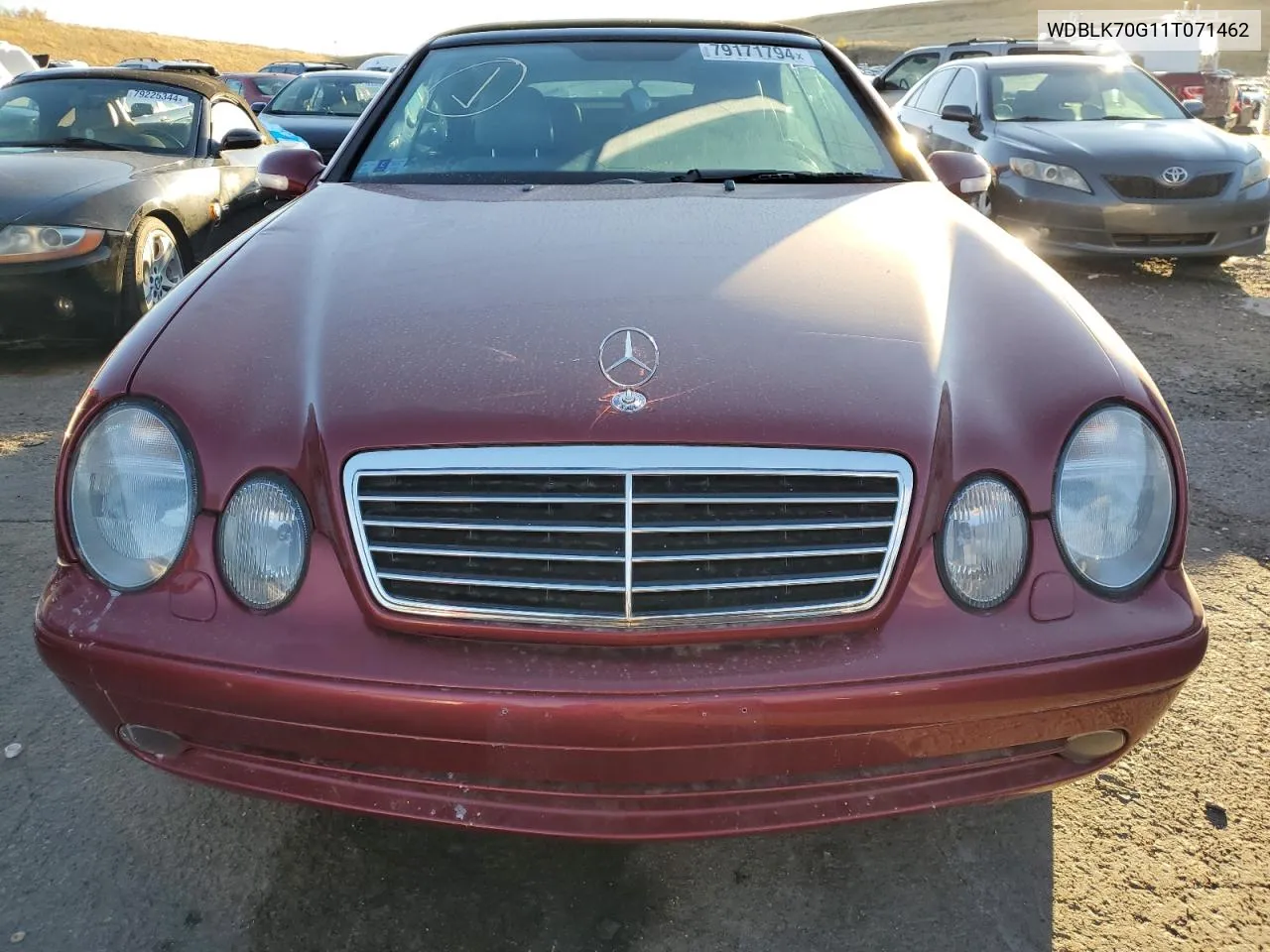 2001 Mercedes-Benz Clk 430 VIN: WDBLK70G11T071462 Lot: 79171794