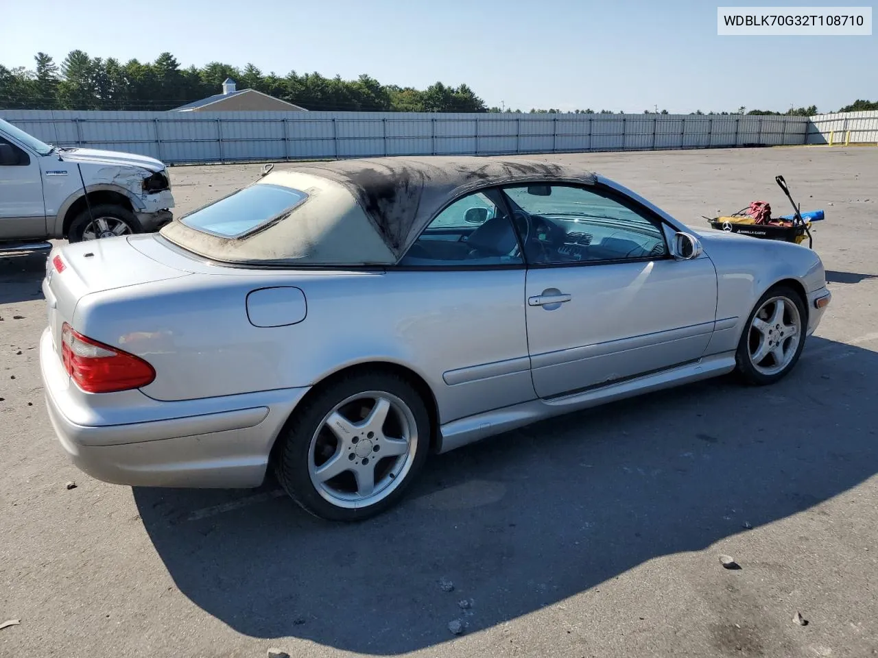 2002 Mercedes-Benz Clk 430 VIN: WDBLK70G32T108710 Lot: 69556774