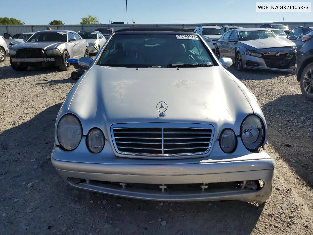 2002 Mercedes-Benz Clk 430 VIN: WDBLK70GX2T106873 Lot: 71202824