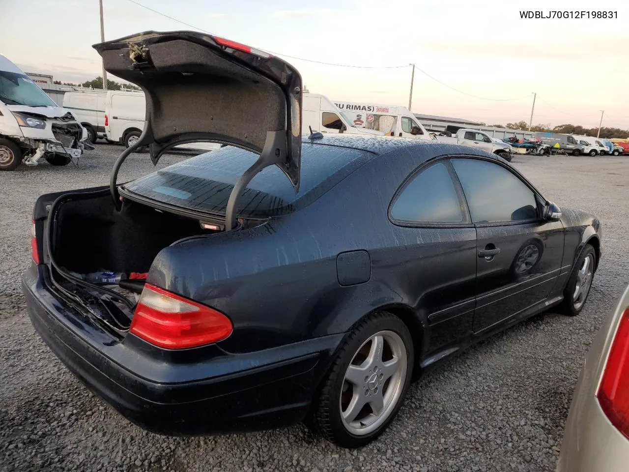 2002 Mercedes-Benz Clk 430 VIN: WDBLJ70G12F198831 Lot: 73933824