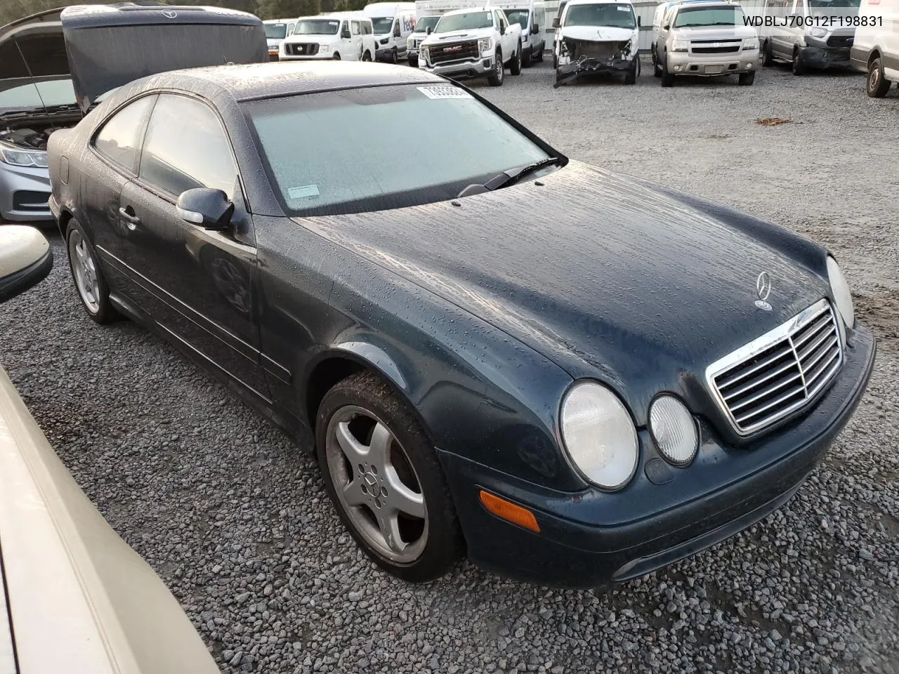 2002 Mercedes-Benz Clk 430 VIN: WDBLJ70G12F198831 Lot: 73933824