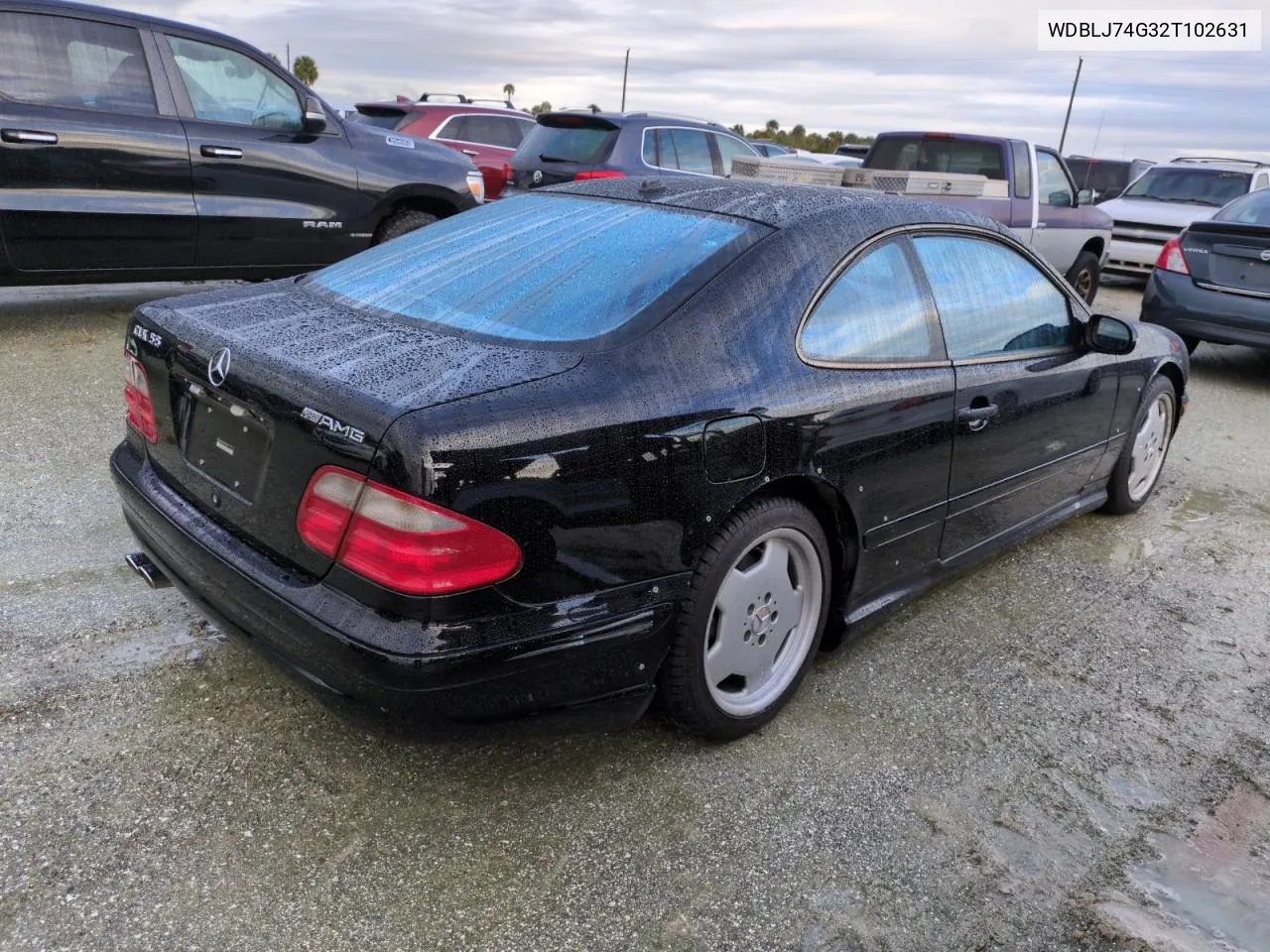 2002 Mercedes-Benz Clk 55 Amg VIN: WDBLJ74G32T102631 Lot: 74875534