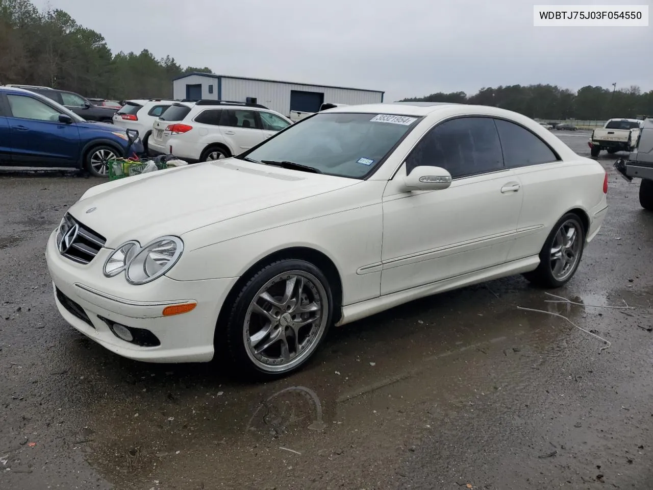 2003 Mercedes-Benz Clk 500 VIN: WDBTJ75J03F054550 Lot: 38321954