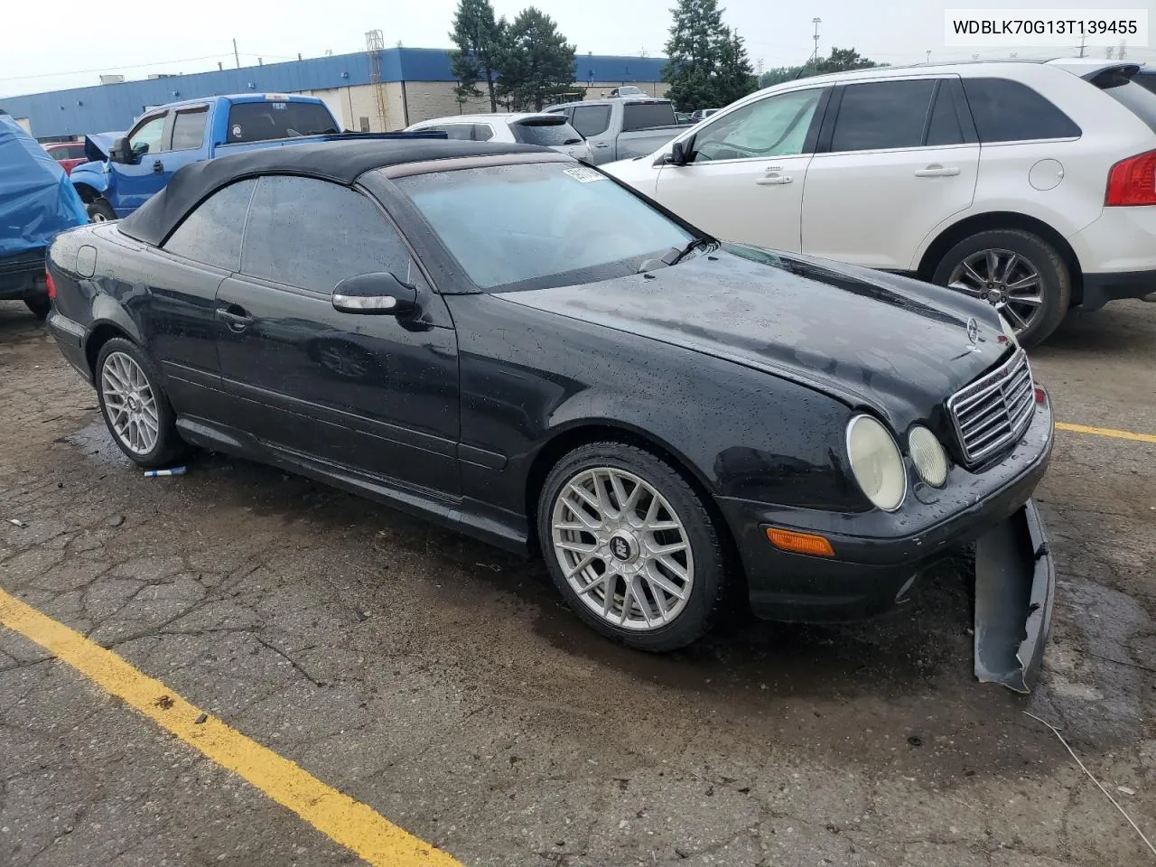 2003 Mercedes-Benz Clk 430 VIN: WDBLK70G13T139455 Lot: 59117194