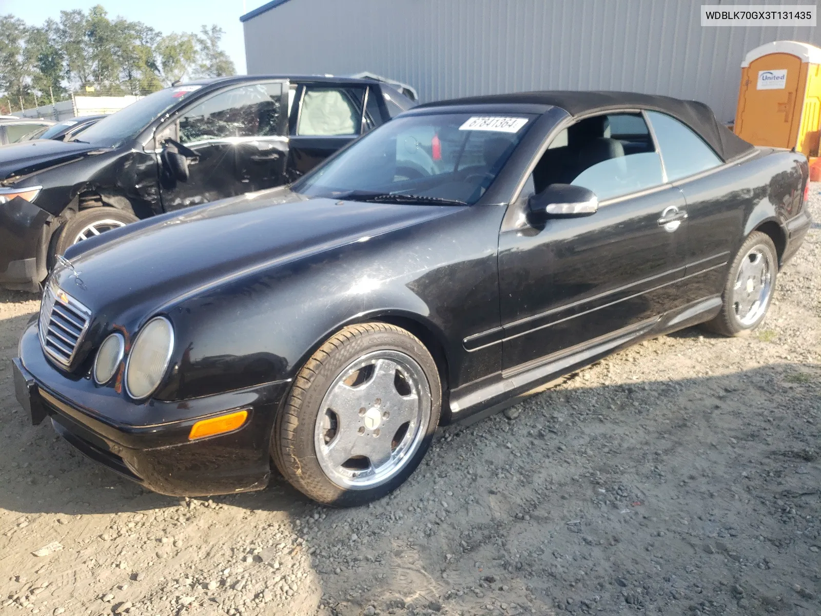 2003 Mercedes-Benz Clk 430 VIN: WDBLK70GX3T131435 Lot: 67841364