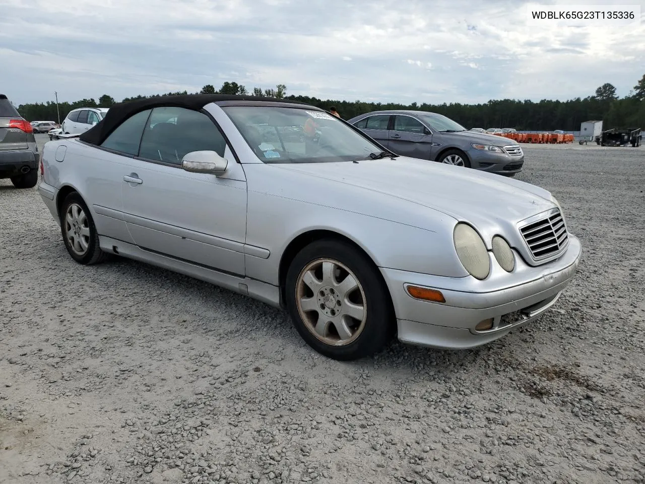 2003 Mercedes-Benz Clk 320 VIN: WDBLK65G23T135336 Lot: 73281474