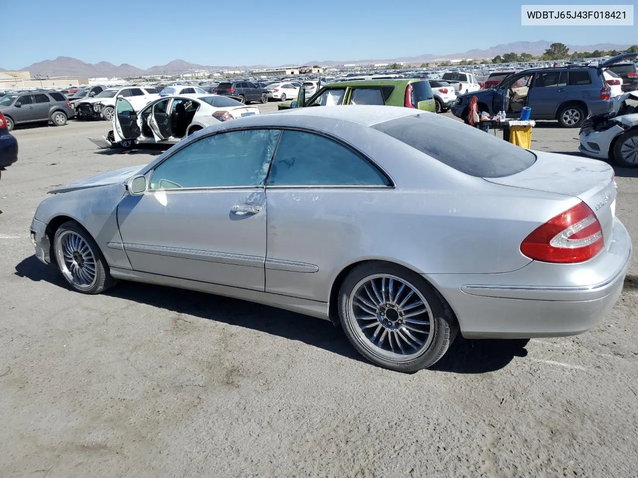 2003 Mercedes-Benz Clk 320C VIN: WDBTJ65J43F018421 Lot: 77991554