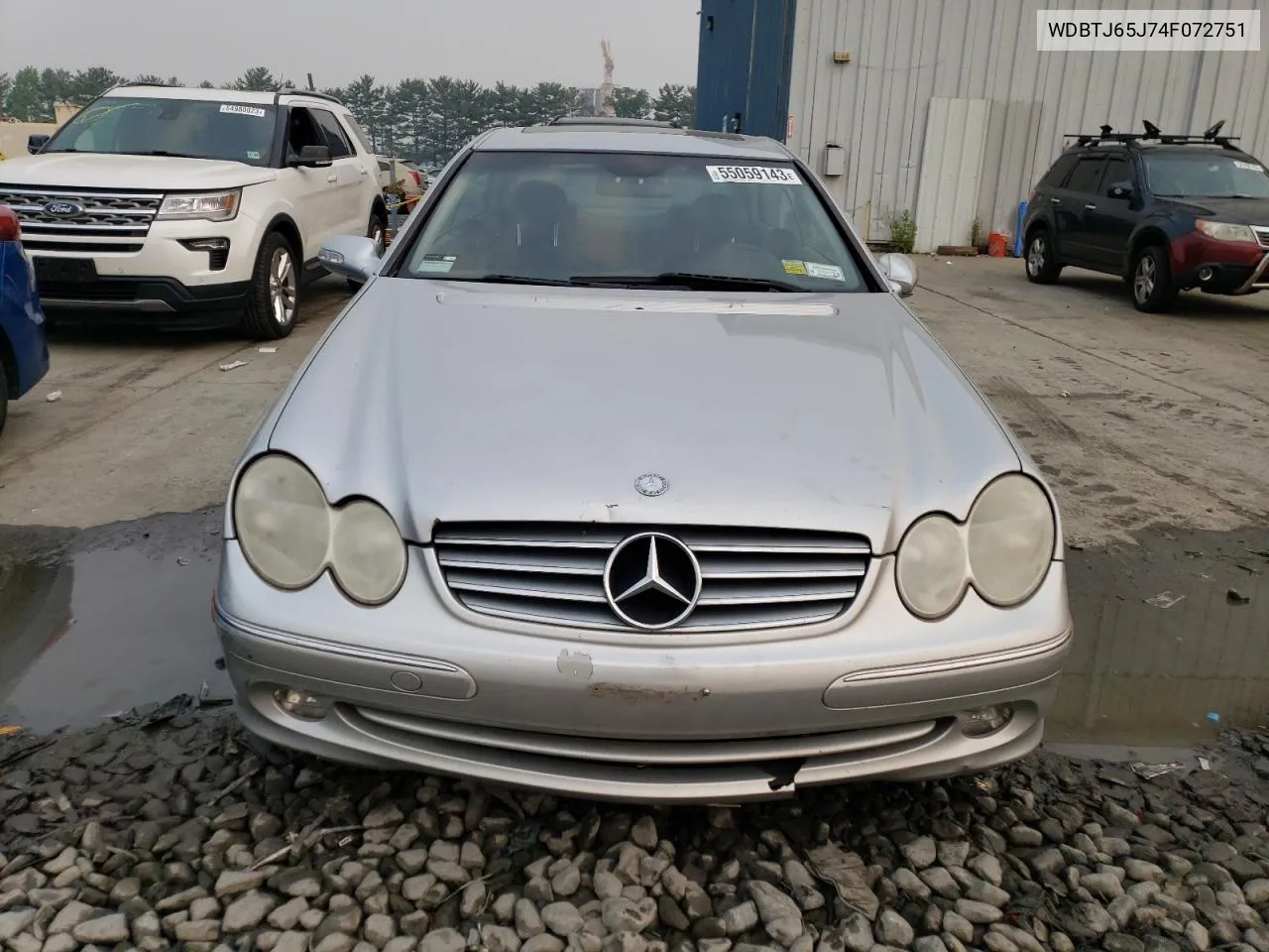 2004 Mercedes-Benz Clk 320C VIN: WDBTJ65J74F072751 Lot: 55059143