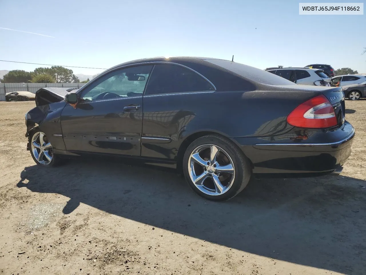 2004 Mercedes-Benz Clk 320C VIN: WDBTJ65J94F118662 Lot: 67160004