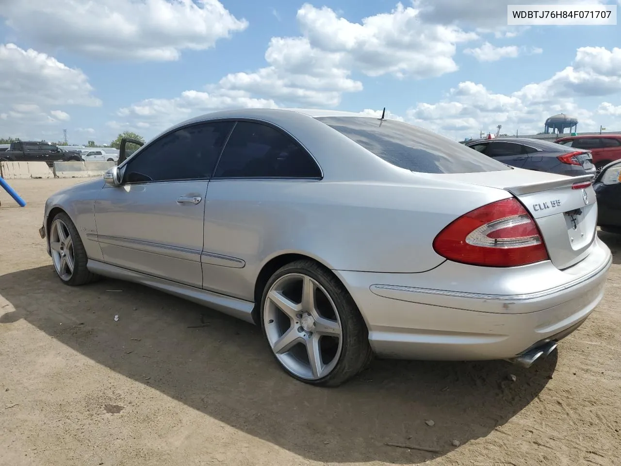 2004 Mercedes-Benz Clk 55 Amg VIN: WDBTJ76H84F071707 Lot: 68618494